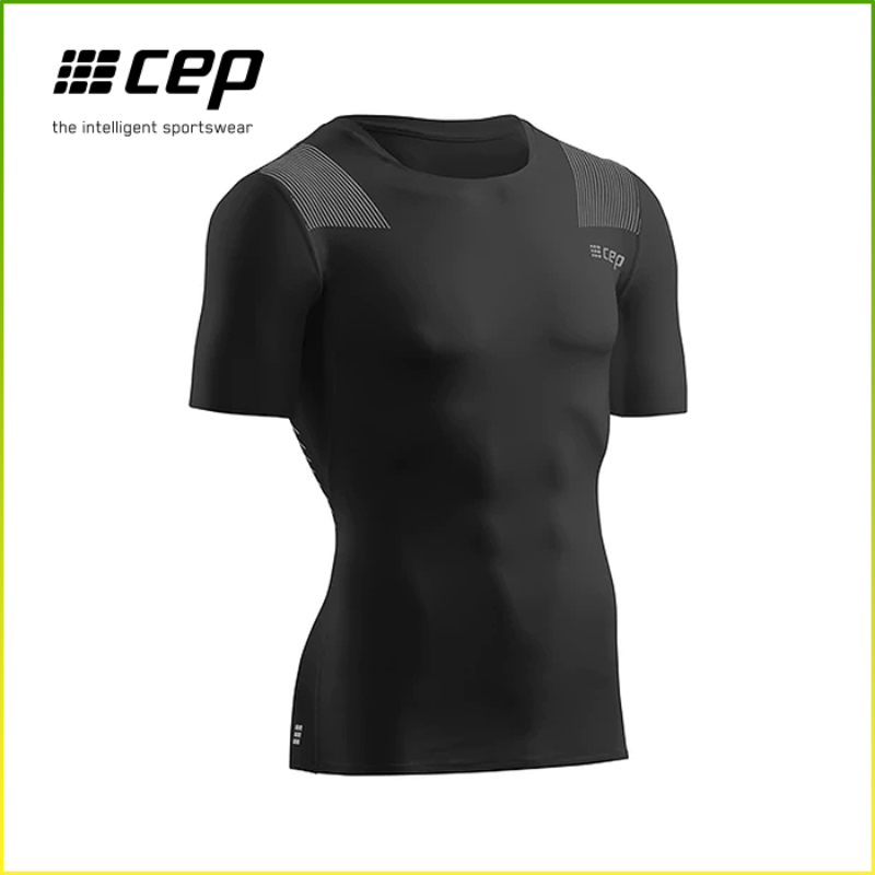 CEP 윙텍셔츠 숏 슬리브(남성) - 색상 블랙(Black)